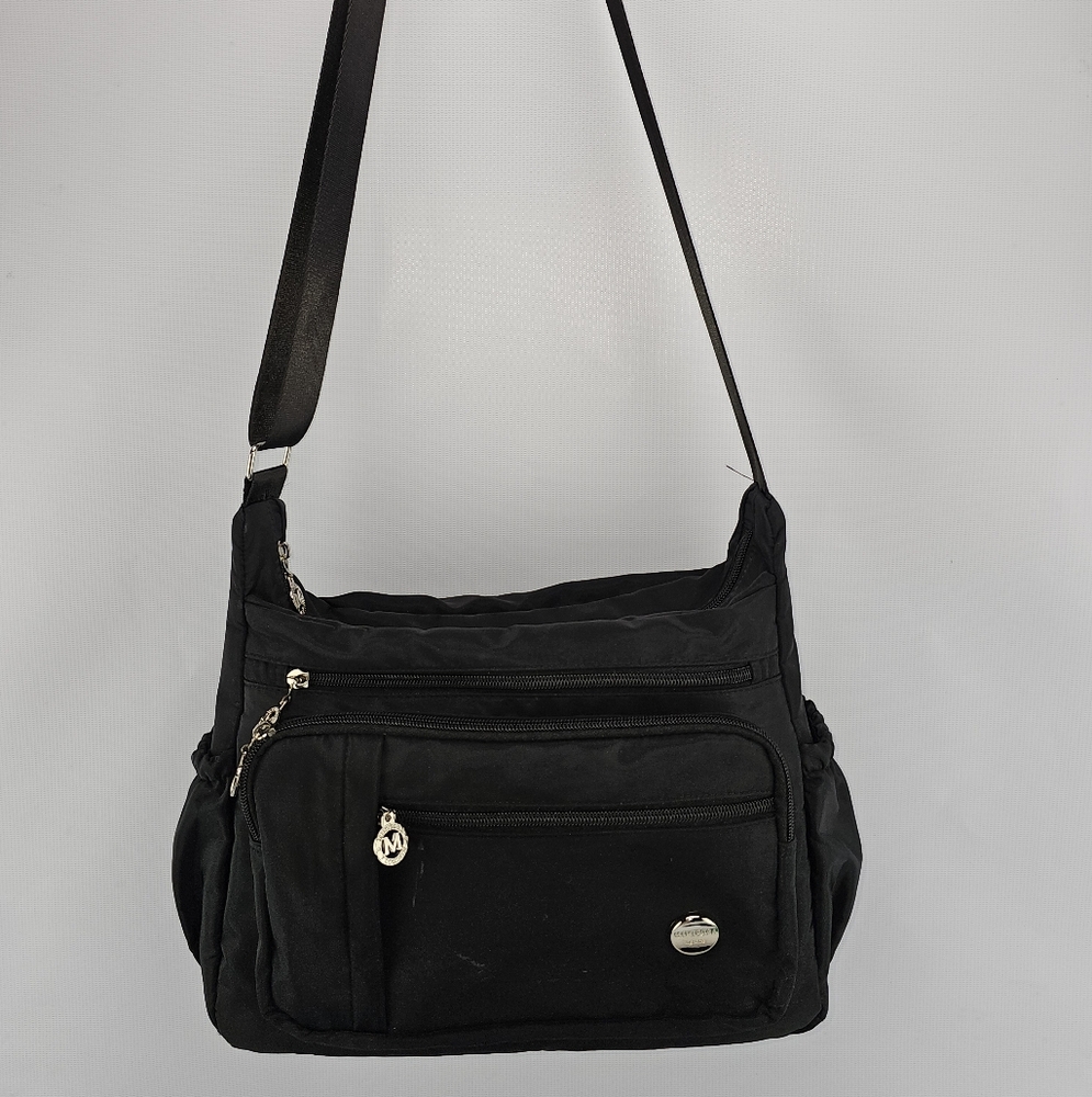 Mintegra Multifunction Shoulder/Crossbody/Travel Nylon Bag Black